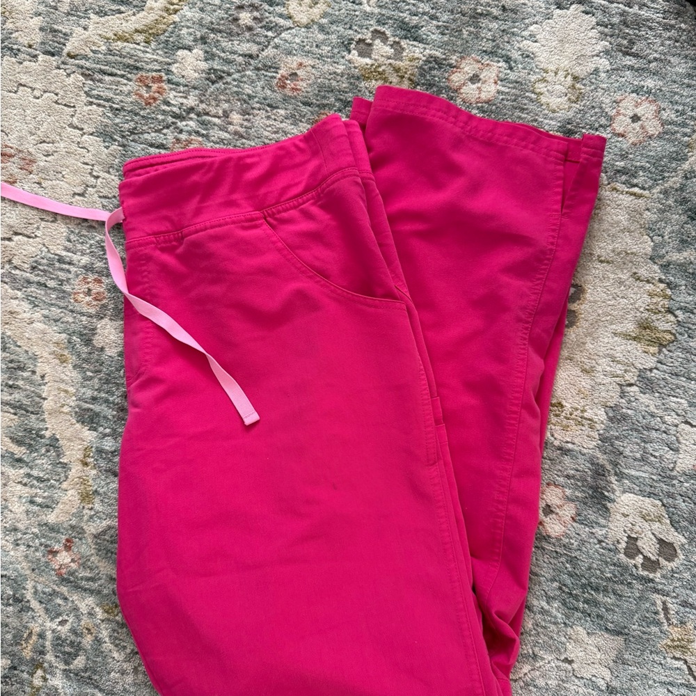 Figs Pink Joggers Athletic Sweatpants